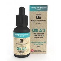 Twisted Extracts 22:1 Full Spectrum CBD Tincture - Orange Flavoured (300mg CBD)