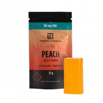 Twisted Extracts - Jelly Bomb - Peach - 80mg CBD 