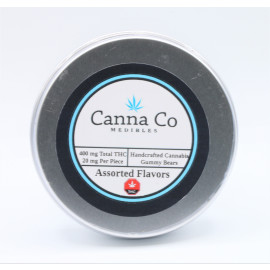 CannaCo THC Infused Gummy Bears - Assorted Flavours (400mg THC)