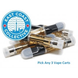 Distillate Vape Carts 3-pack by East Coast | Pure Green Express