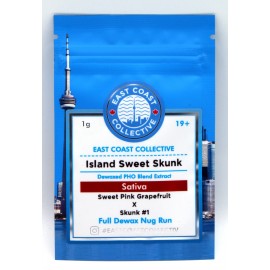East Coast Collective Shatter *80-90% THC* Island Sweet Skunk