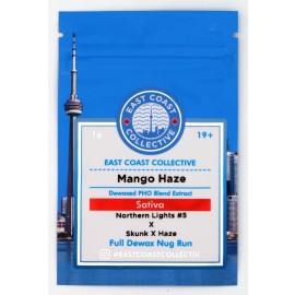 East Coast Collective Shatter *80-90% THC* Mango Haze