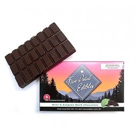 Five Point Mint Belgian Dark Chocolate Bar (240mg THC)