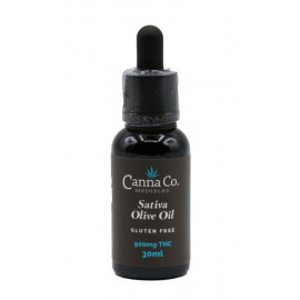 CannaCo Olive Oil Tincture - Sativa (900mg THC) *Gluten Free*