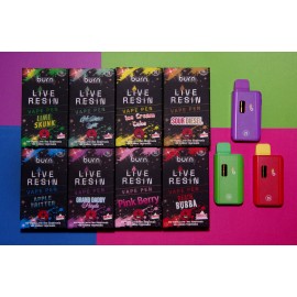 Burn *Live Resin* Disposable Vape Pens (2g)